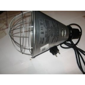 Infralámpa búra,felezőkapcsolóval,vezetékkel