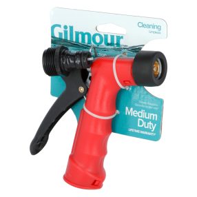 Gilmour tőgymosó pisztoly réz betéttel - piros